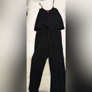 Black Sleeveless Jumpsuit